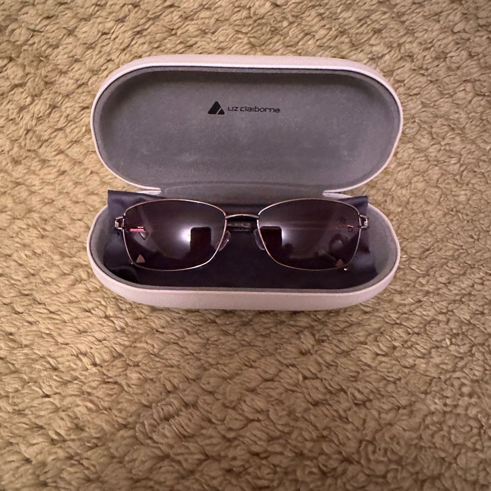 Liz Claiborne Black Sunglasses with Case